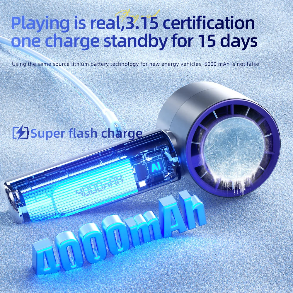 High-speed Handheld Electric Fan