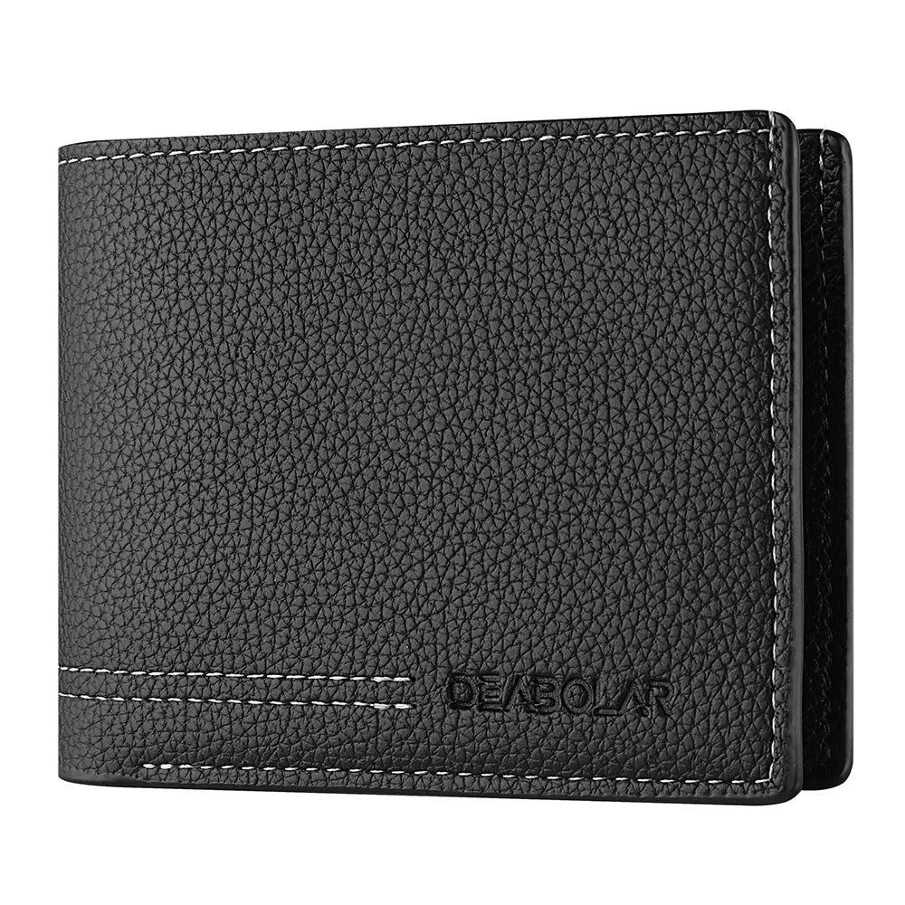 Luxury Short Card Holder Leather Wallets
