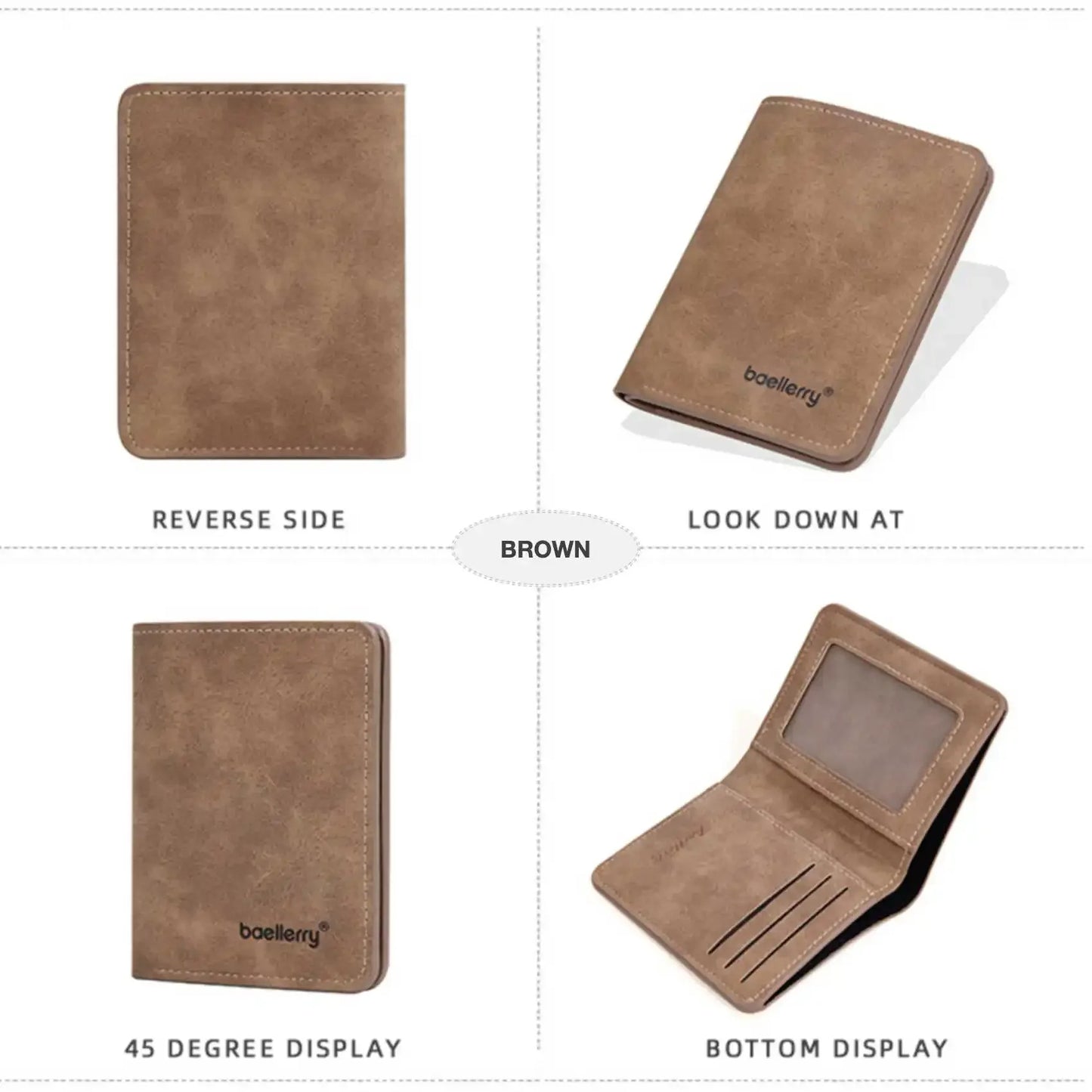 Business Multi-Function Bifold Men's Wallets