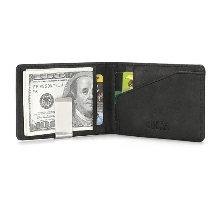 Fashion Men's Leather Money Clips Wallets