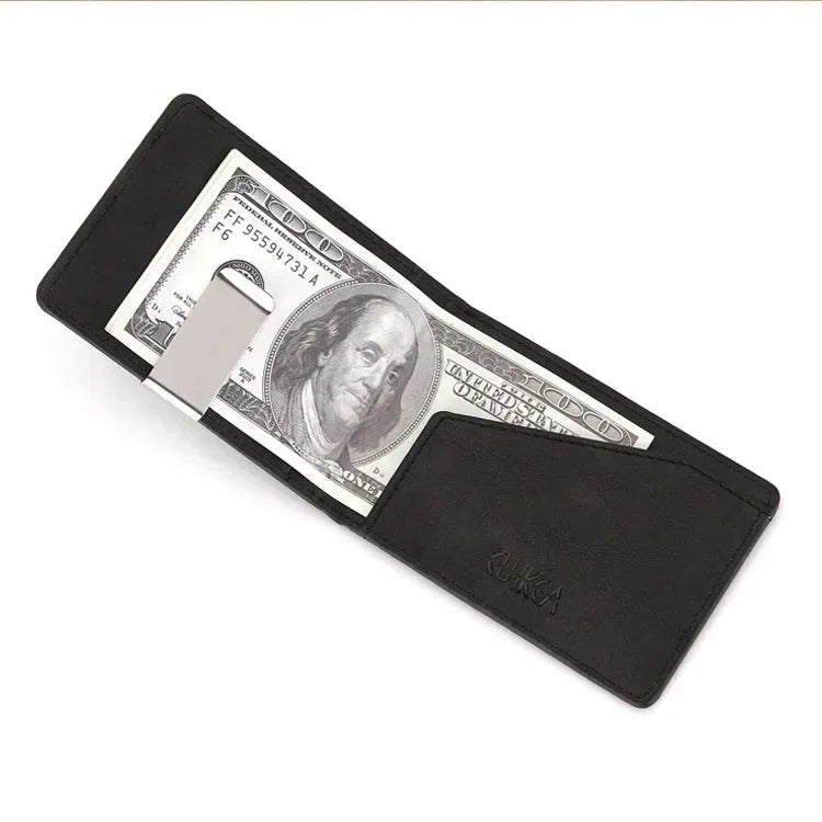 Fashion Men's Leather Money Clips Wallets