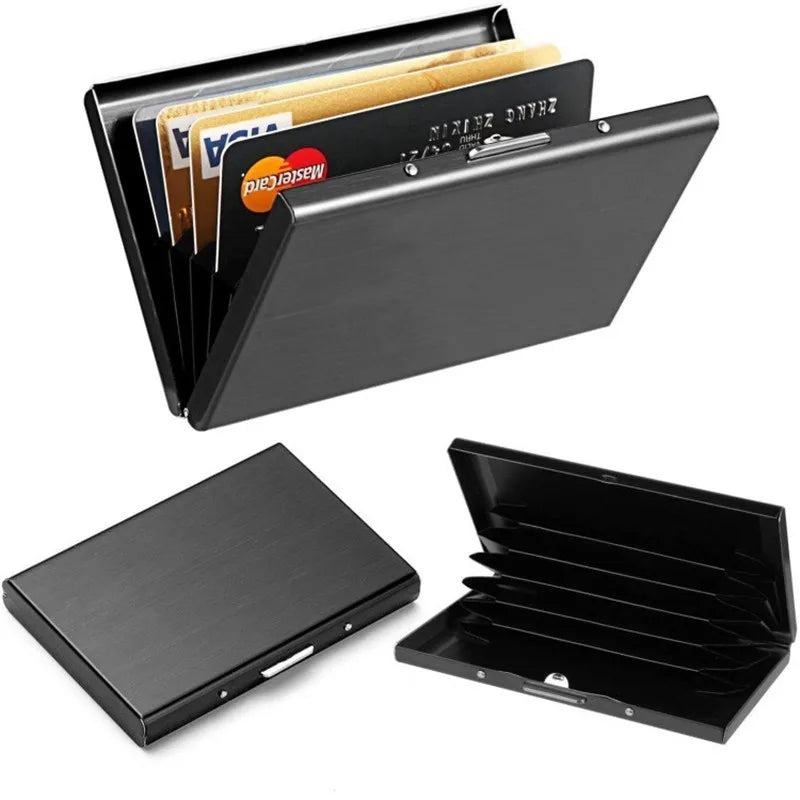 Aluminum Metal Credit Card Holder Wallets