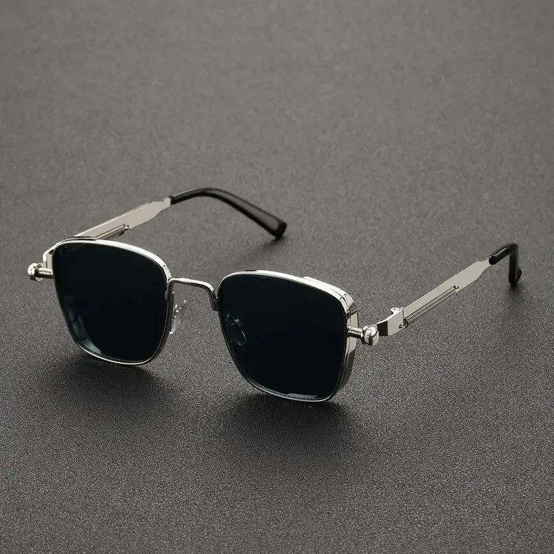 Vintage Steampunk Square Sunglasses