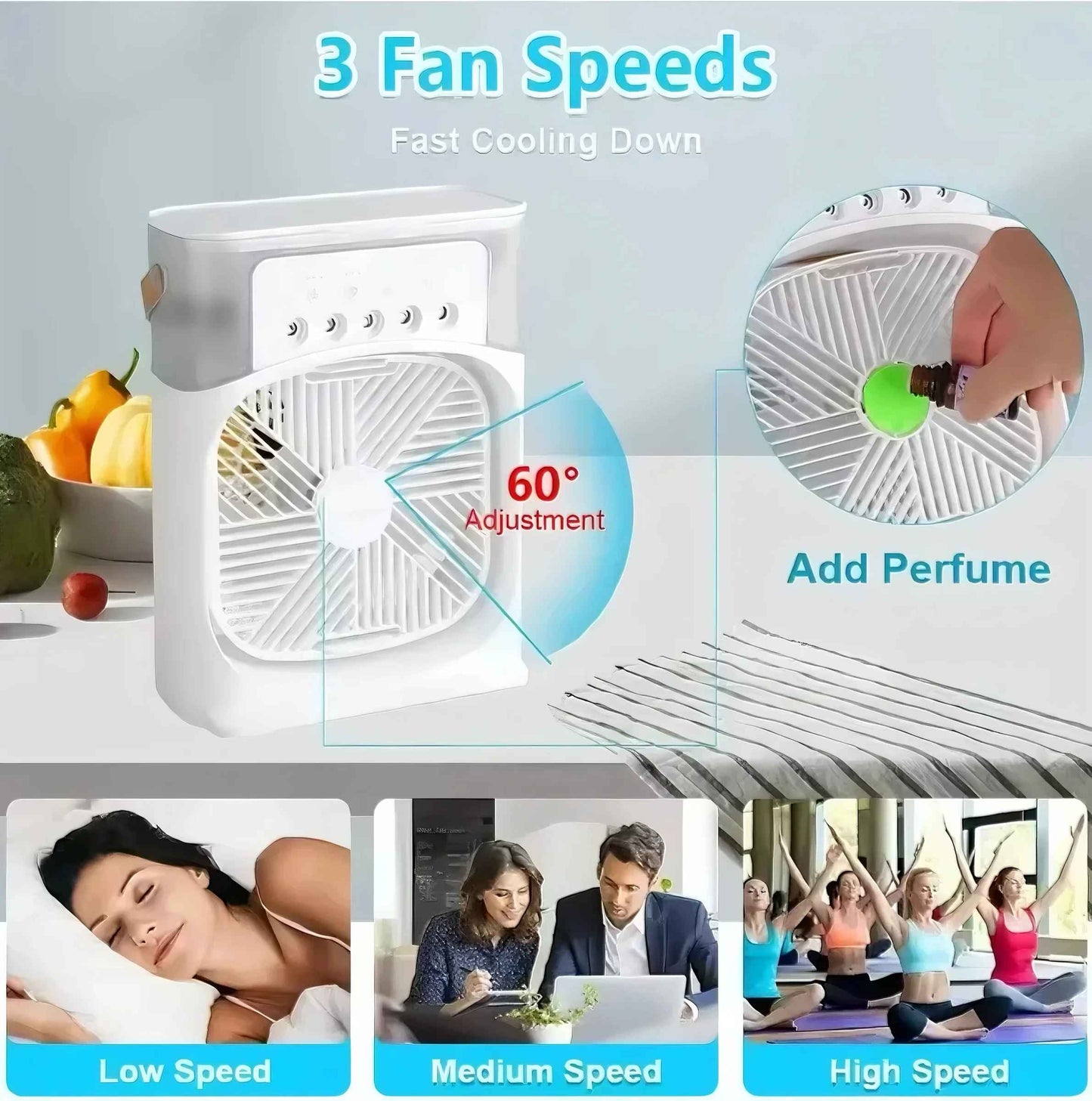 Portable household three in cooler