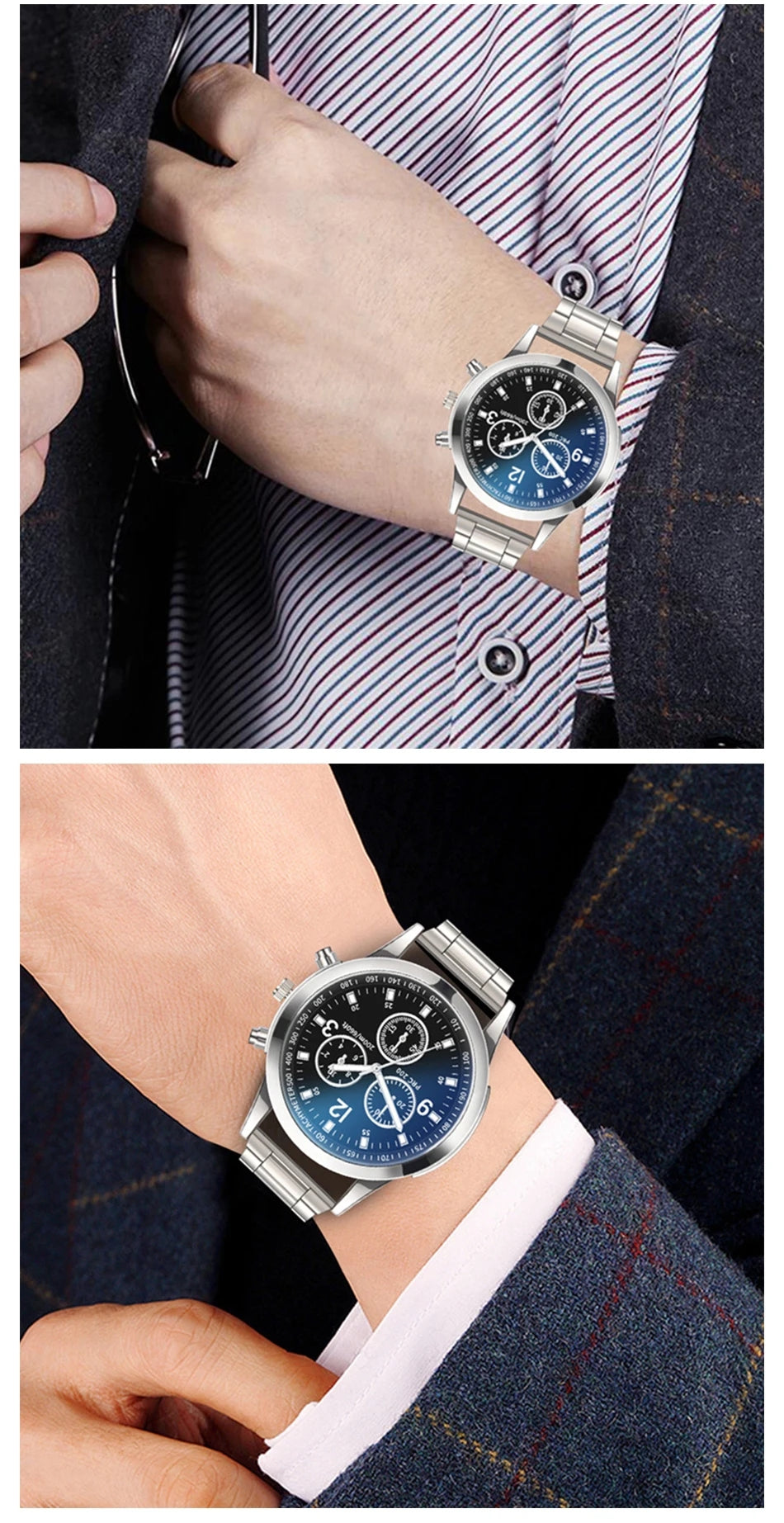 Stainless Steel Watches Men's
