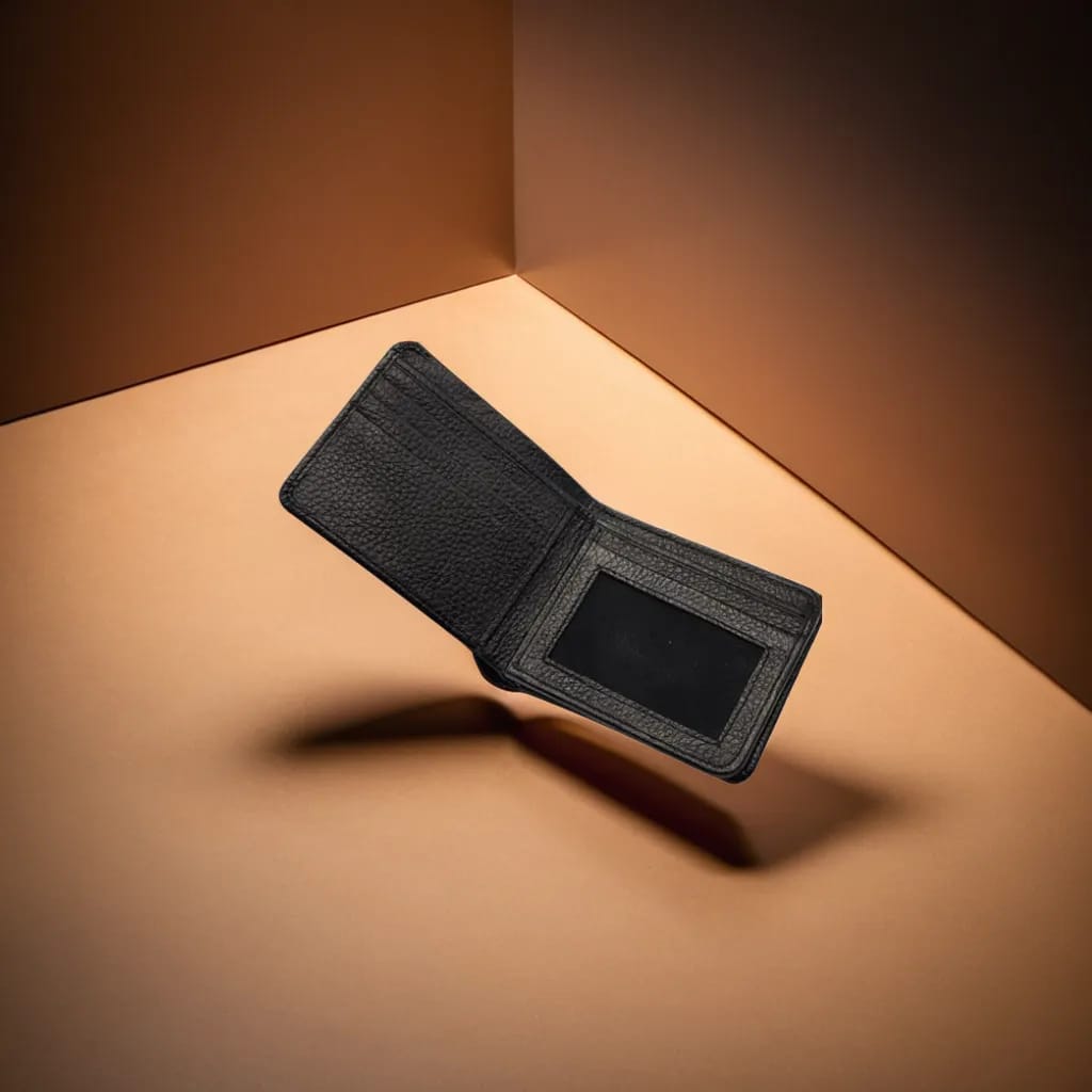 Premium Cow Leather Triple Wallet by LAHMORA PAKSY 40% OFF & Free Shiping.