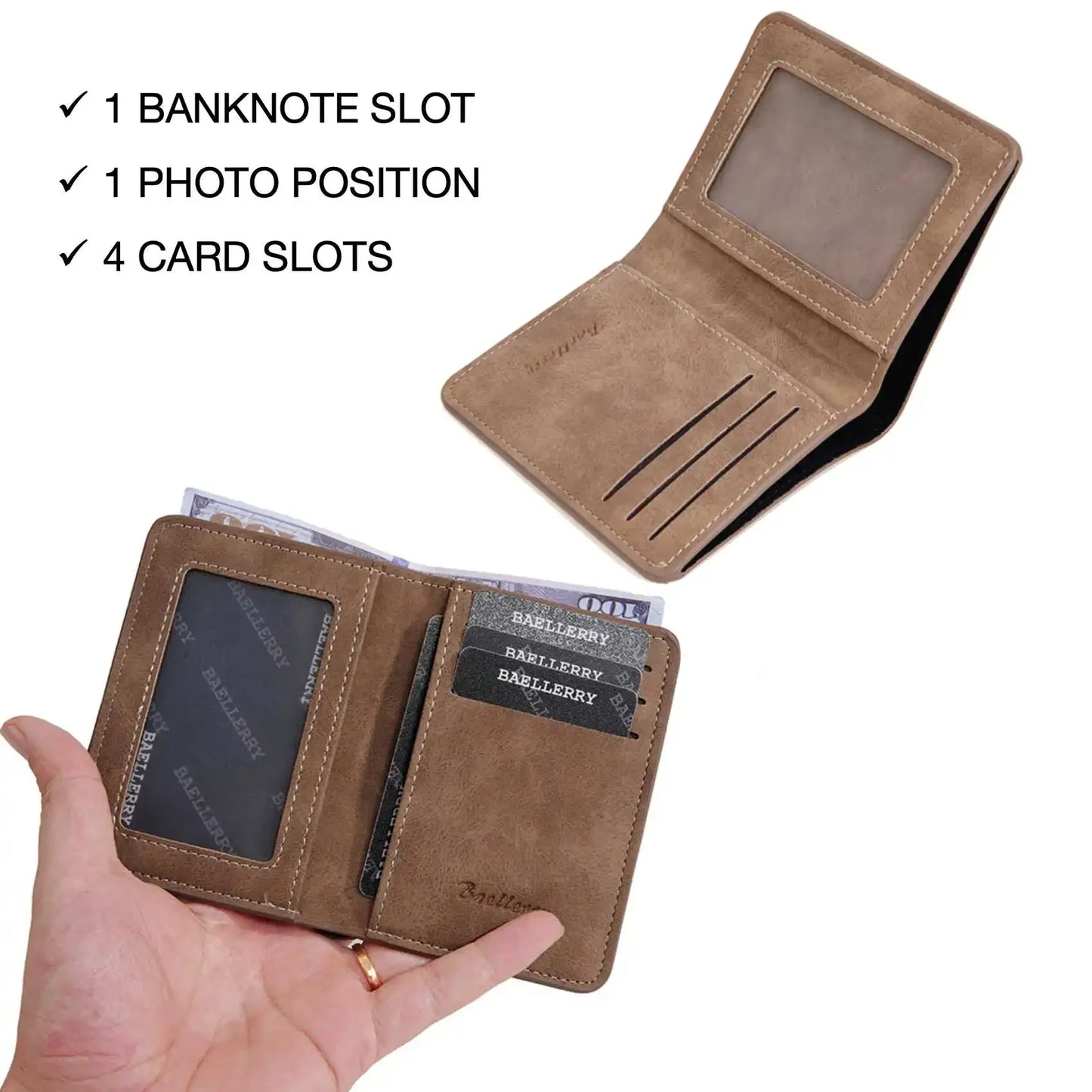 Business Multi-Function Bifold Men's Wallets