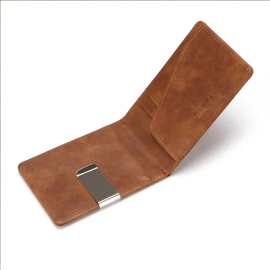 Fashion Men's Leather Money Clips Wallets